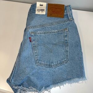 Levi denim shorts (purchased from revolve)
